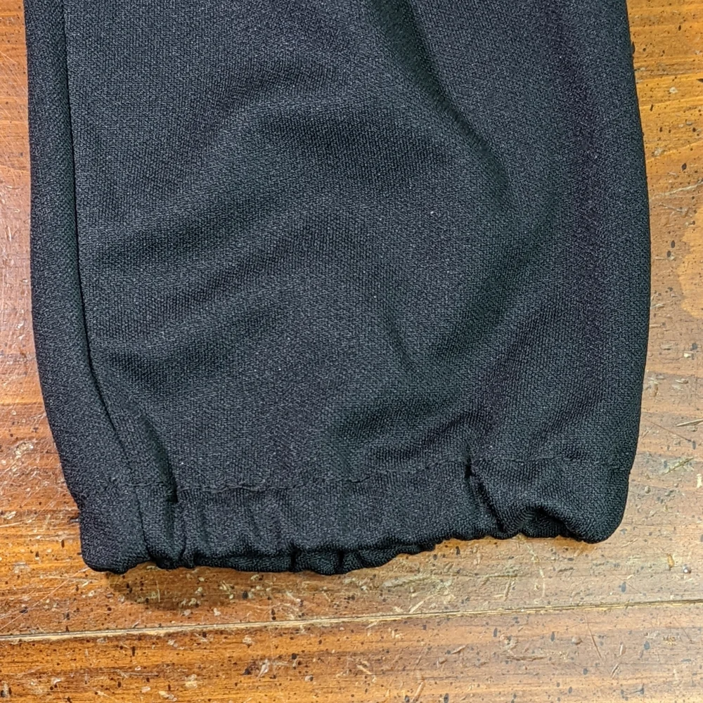 Vintage Bike Brand Stretch Joggers Workout Black Stretch Pants Size XL - Picture 4 of 9